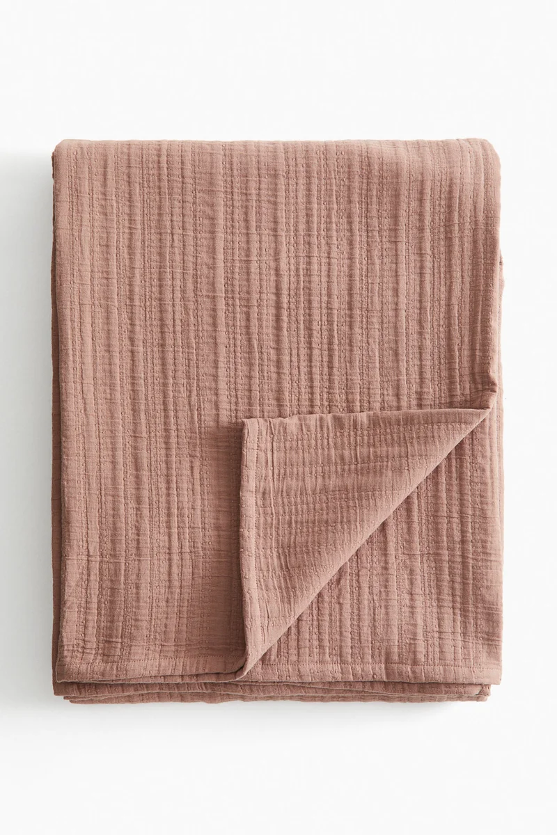 H&M Cotton muslin bedspread