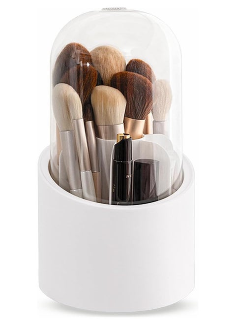Makeup Brush Organizer 360° Rotating With dust cover
