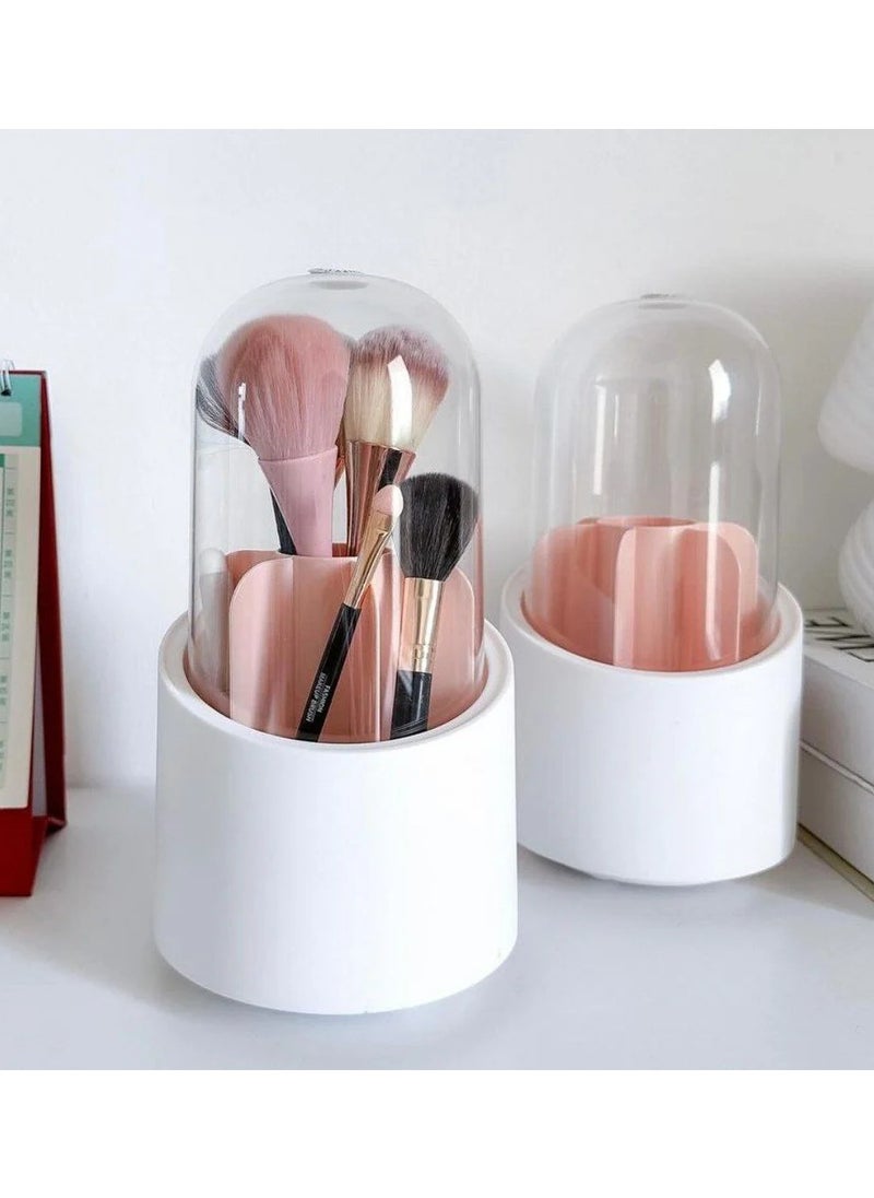 Makeup Brush Organizer 360° Rotating With dust cover
