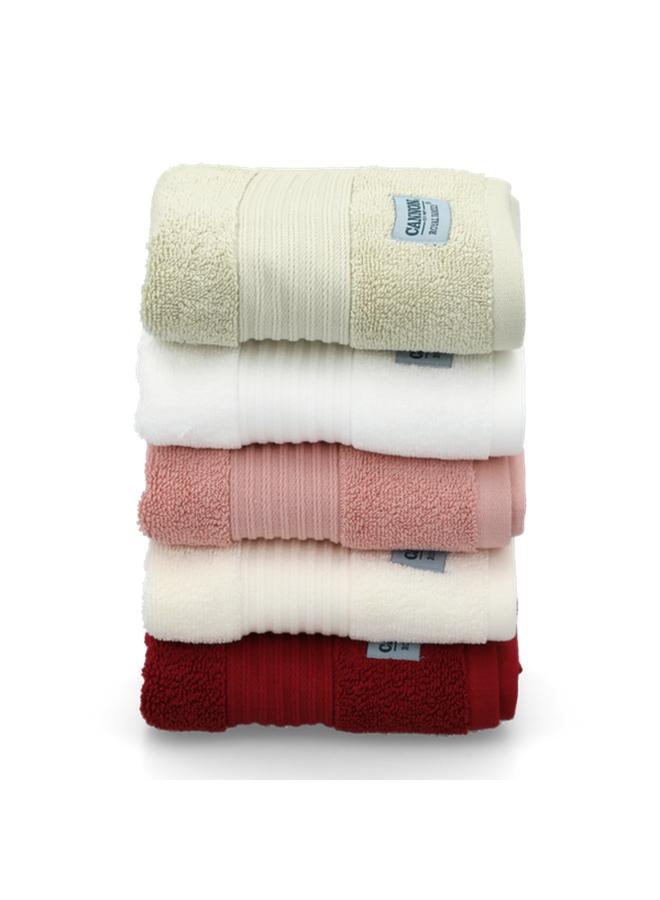 Cannon Highly Absorbent And Quick Drying Cotton Hand Towel Burgundy 41 X 66Cm - Image 4