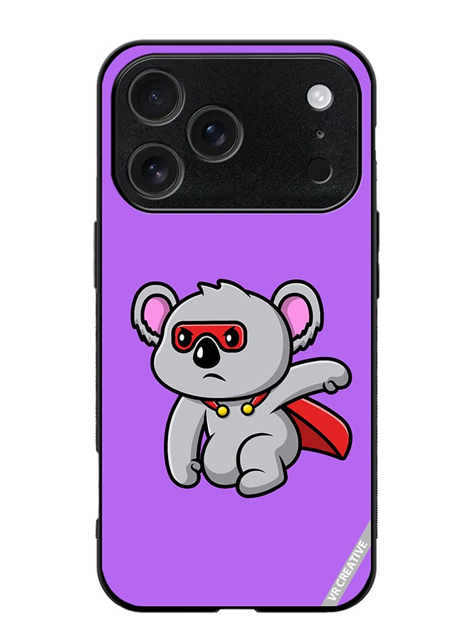 Protective Case Cover For Apple iPhone 17 Pro Max Hero Coala Design Multicolour