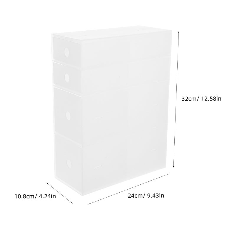 Storage Drawer Organizer Desk Display Drawer Case Desk Organizer Multi-function Drawer Type Storage Box Cosmetics Storage Case Stationery Organizer - Image 3