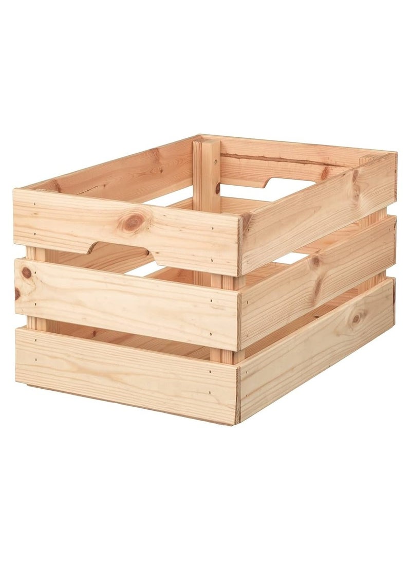 Multi-Purpose Pine Wood Cage Box, 18 x 12.25 x 9.75 inch - Image 1