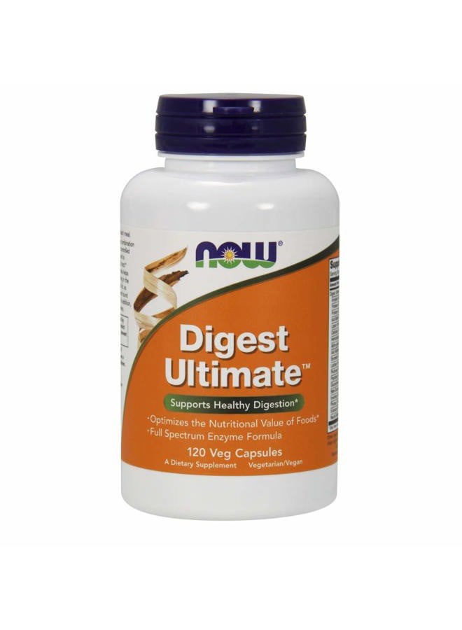 Now Foods, Digest Ultimate, 120 Veg Capsules - Image 1