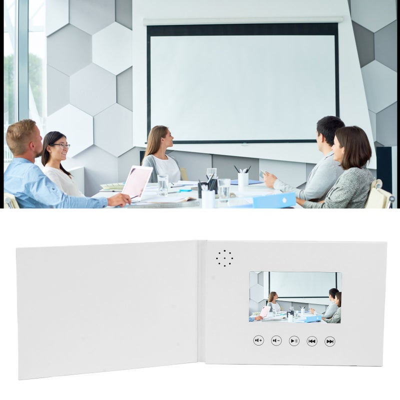Video Greeting Card Video Brochure Electronic Greeting Card with LCD Screen for Birthday Gift Father's Day Mother's Day Xmas Anniversary - Image 5