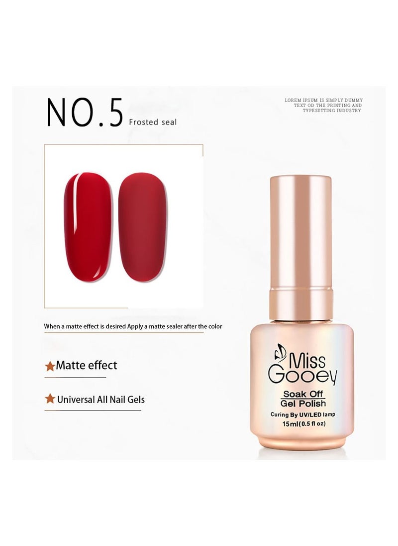 Miss Gooey - Nail Polish Removable Primer Frosted Seal Set - Image 1