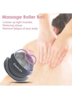 MURLIEN Massage Roller Ball, Tight and Sore Muscles Relief, Manual Massager, Alleviating Shoulder, Arms, Back, Legs, Calves or Muscle Tension - Gray  - Image 5