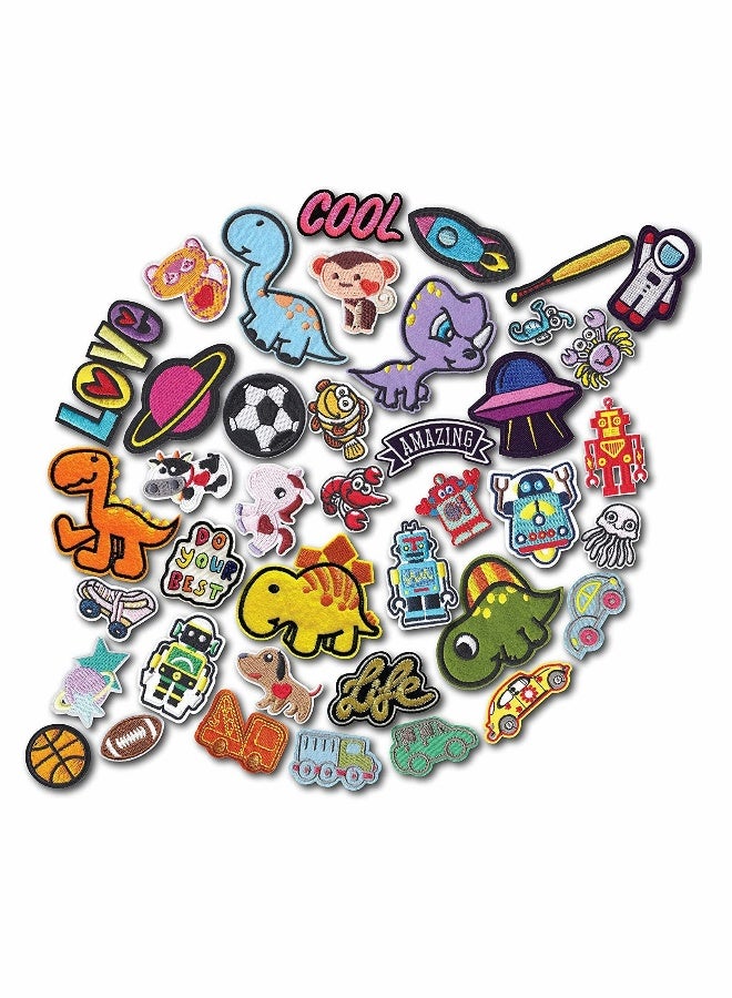 Patches for Clothing, 40 Pcs Cute Sewing On Patches - Image 1