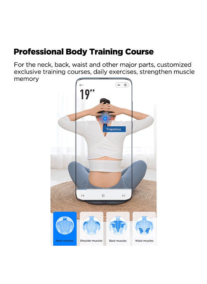 HiPee - Hipee Posture Trainer and Corrector Smart Posture Correction Device Real-time Scientific Back Posture Monitoring Strapless Back Health Benefits and Confidence Builder for Adult/Kids Blue - Image 1