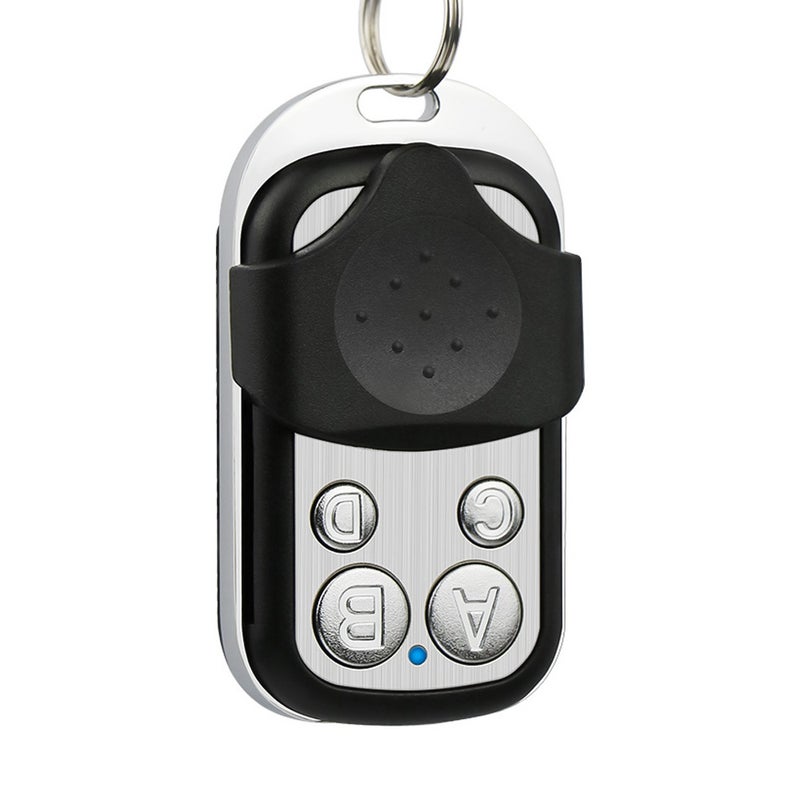 Key Fob Remote Control: 2Pcs Black 433MHz, 150m Long Range, 4-In-1 Cloning Remote With Sliding Cover Protection - Easy Programming, Compact Lightweight Keychain For Multi-Device Control - Image 5