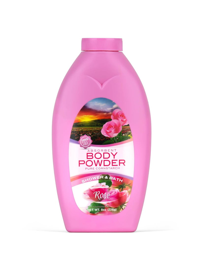 R-NEU RNEU Body Bath Powder for Women 100 TalcFree Elegant Rose Petals Dusting Powder Extra Large Refill 8oz 