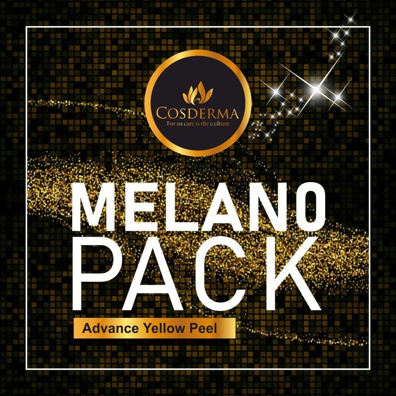 leeposh Melano Pack Yellow peel cream kit of 3 exfoliating Yellow peel Melano Pack Melano pack Yellow peel melano pack treat all skin imperfections like acne pigmentation pores Gets glow whitening - Image 2
