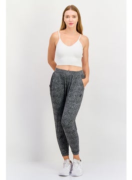 KANGOL Women Sportswear Fit Training Sweatpants, Heather Grey  - Image 3