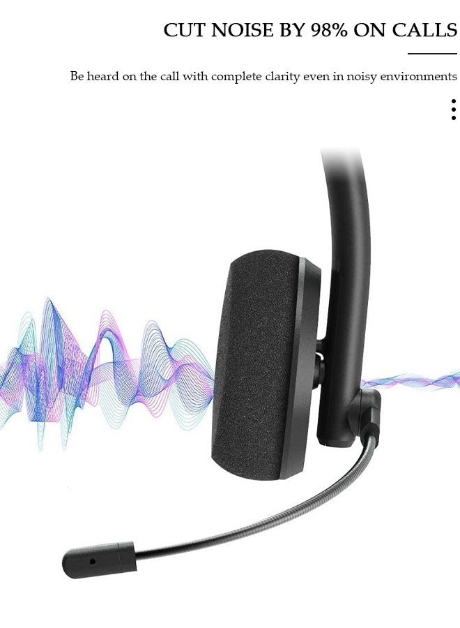 DUNISO USB  Headset with Mic for Call Center, Wired Over Ear Headphone,3.5mm Plug Noise Cancelling Microphone , Ear Mask Filler with High Quality Sponge , Volume Control,Comfortable Wearing Design for PC,Online Class - Image 5