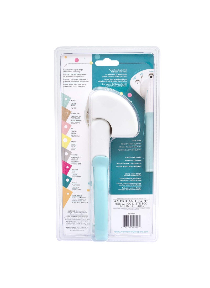 We R Memory Keepers We R Memory Keepers, Crop A Dile Multi Hole Punch, with 1/16",1/8", 3/16", 1/4" and 5/16" Holes for Leather, Craft Paper, Fabric, Tin and More  - Image 3