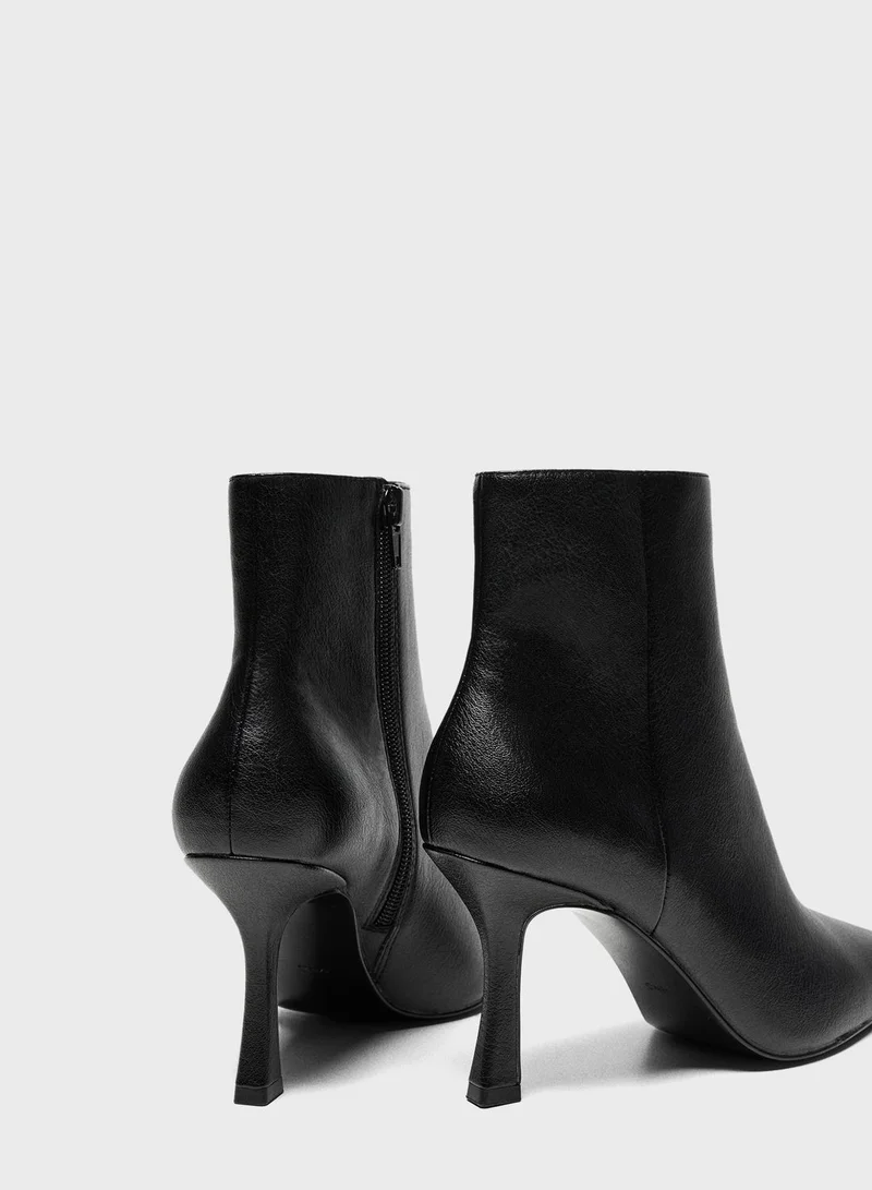 MANGO Date Ankle Boots