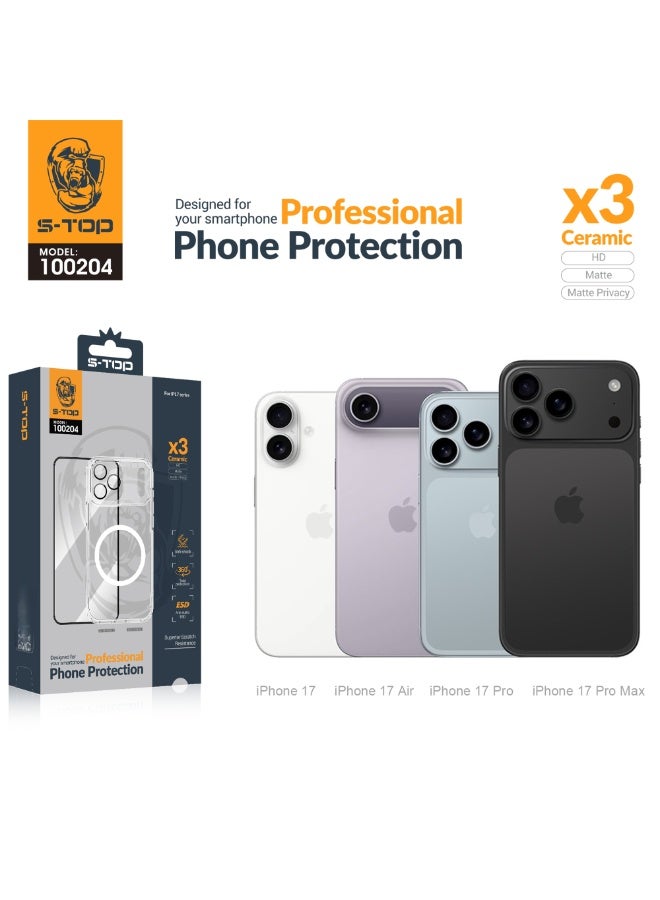 S-TOP Integrated protection package fro iPhone 17 10 in 1 compatible with  iPhone 17 - Image 3