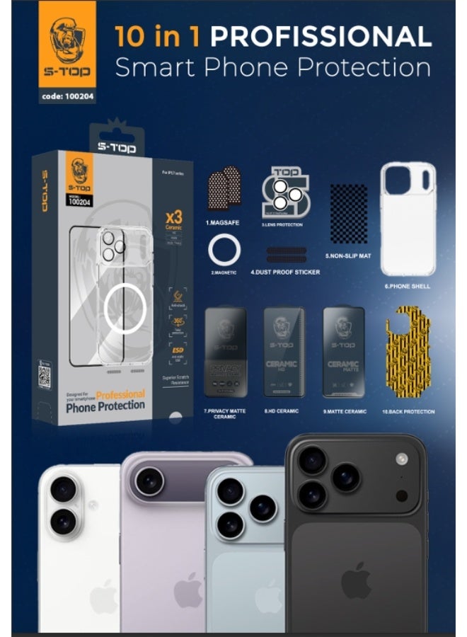 S-TOP Integrated protection package fro iPhone 17 10 in 1 compatible with  iPhone 17 - Image 4