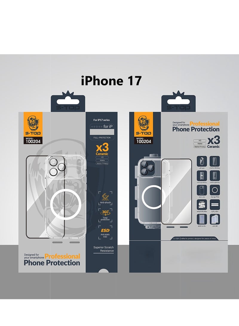 S-TOP Integrated protection package fro iPhone 17 10 in 1 compatible with  iPhone 17 - Image 1
