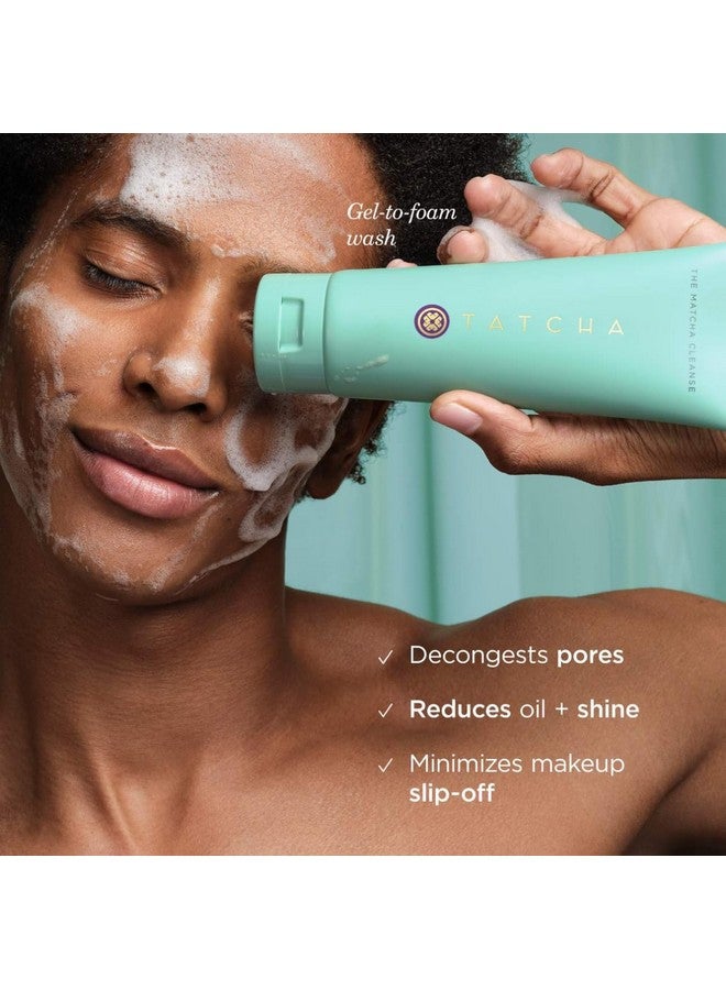 TATCHA منظف ماتشا | جل منظف يومي منقي، يُزيل احتقان المسام ويُوازن الزيوت لبشرة مُجهّزة وخالية من اللمعان | 147 مل - Image 3