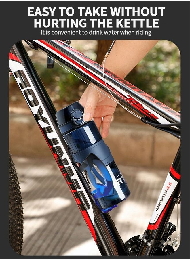 GROIC - Bike Water Bottle Cages with a 500ml sports water bottle,Bicycle 2-in-1 Bottle Bracket, Bike Water Bottle Holder,Bicycle Accessories - Image 1