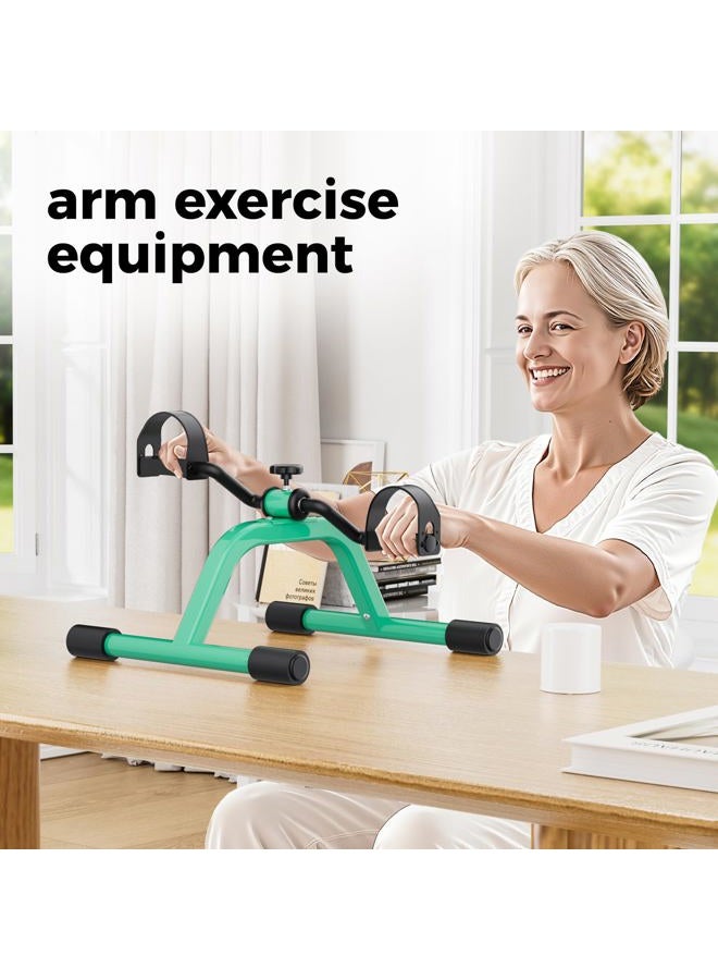 RYGEO Pedal Exercise mini Exercise Bike for Leg and Arm Recovery Exercise Lightweight and Portable Floor Bike - Image 2