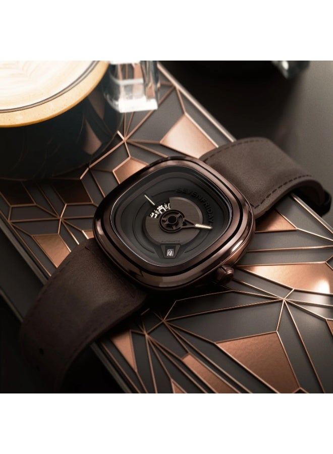 Sevenfriday PE Automatic Black Dial Men's Watch PE2/01 - Image 4