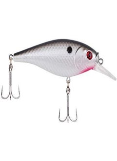Berkley Flicker Shad Shallow Fishing Lure Pearl White 27 oz 2 34in  7cm Crankbaits Size Profile and Dive Depth Imitates Real Shad Equipped with Fusion19 Hook