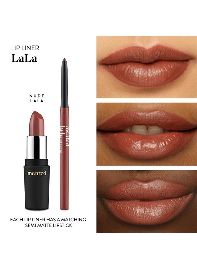 Mented Cosmetics La La Nude , Waterproof Lip Pencil, Natural Nude Vegan and Cruelty-Free Makeup, Matte lip liners for Women - Image 2