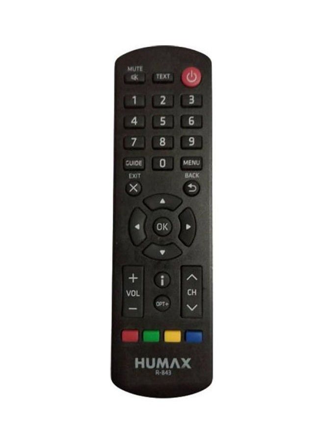 Humax Remote Control For  R-843 Receiver Black 