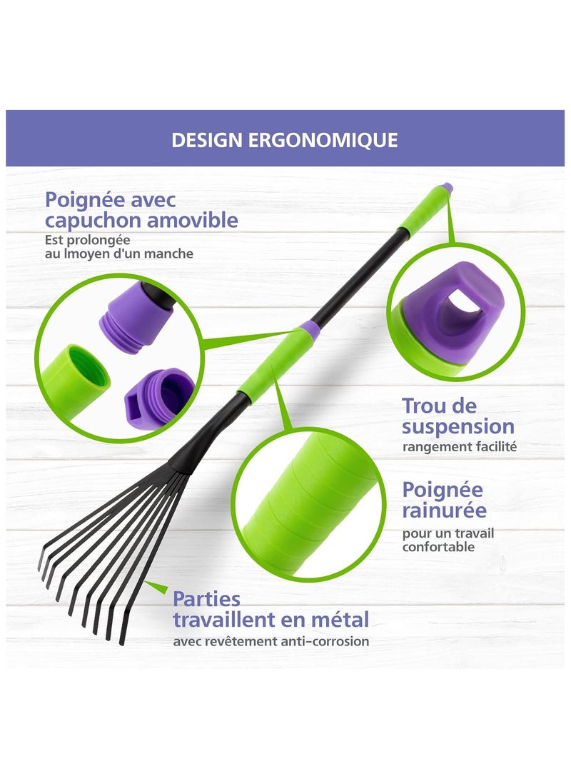 PALISAD Garden Tool Set, Plastic Handles, 7 Piece - Image 4