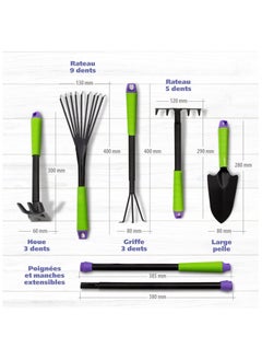 PALISAD Garden Tool Set, Plastic Handles, 7 Piece - pzsku/Z91B8256116C6A3B89BF3Z/45/_/1713255575/73324e08-6e37-40d3-b5cd-451b1d15cb76