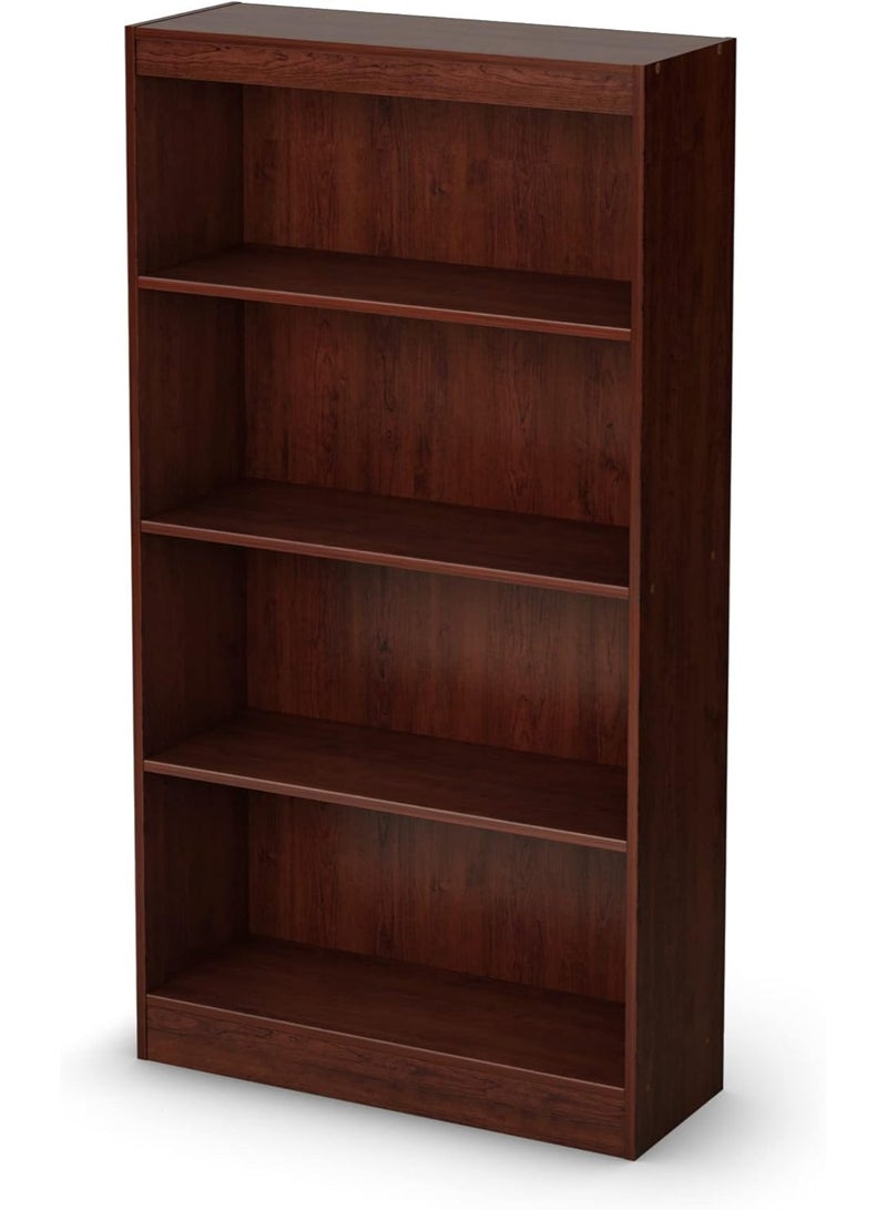 South Shore Axess 4-Shelf Bookcase-Royal Cherry - Image 1