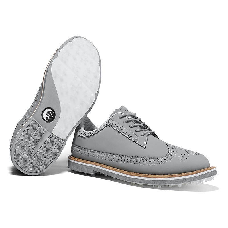 Mds720 Explosions Anti-Sideslip Fixed Nail Golf Shoes British Style Sneaker - Image 4