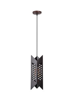 Perforated decorative Wood Ceiling Lamp - Single