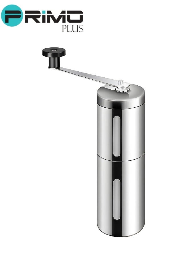 بريمو بلس مطحنة حبوب القهوة يدوية فضي - Image 2