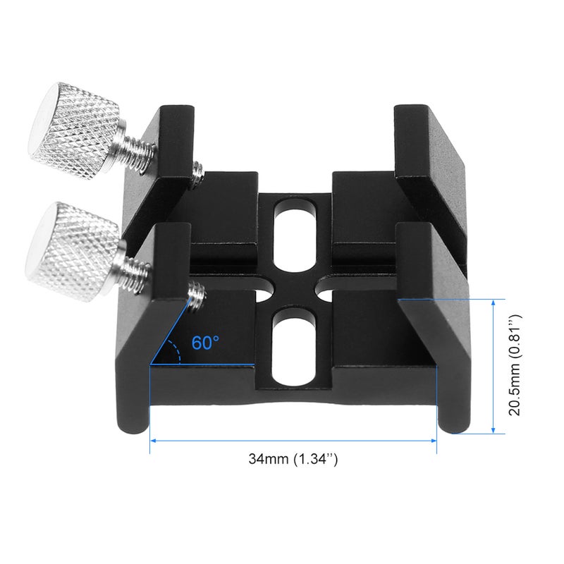 Finder Scope Bracket Finderscope Mounting Dovetail Base Finder Scope Dovetail Mount Optical Telescope Universal Accessory - Image 2