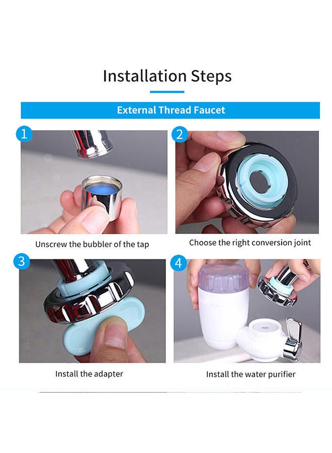 Water Filter for Faucet, Water Purifier, Home Water Filtration System Neutral Direct Drinking Kitchen Tap Water Pre-Filter  - Image 4