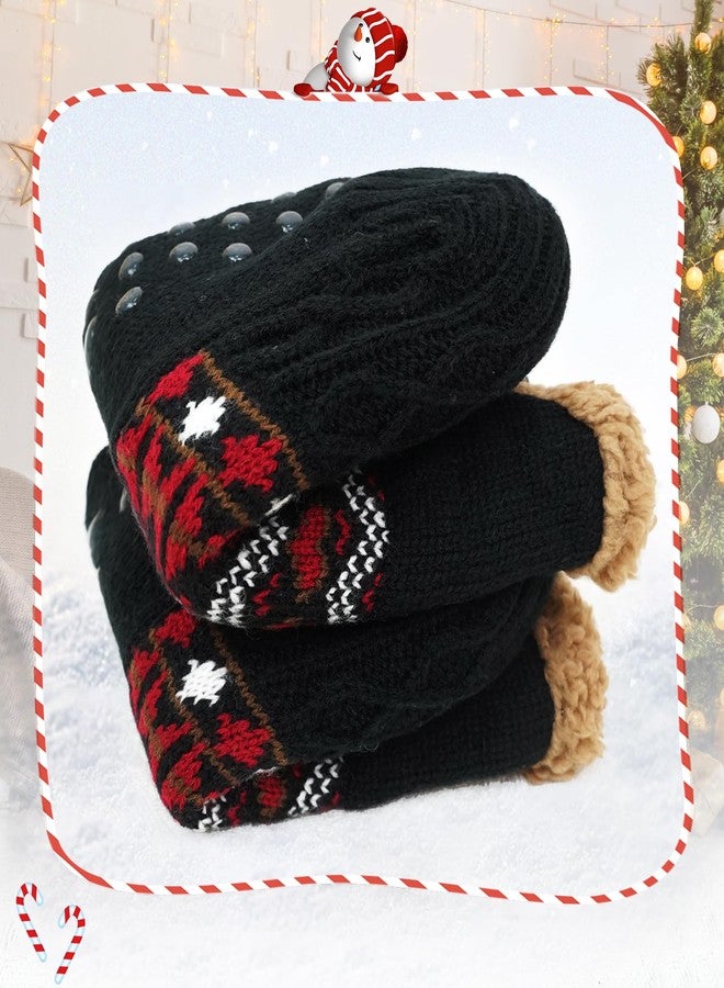 CaiDieNu Fuzzy Slipper Socks for Men Women with Grippers, House Slippers Winter Cozy Warm Thick Non-Slip Fuzzy Thermal Socks - Image 5