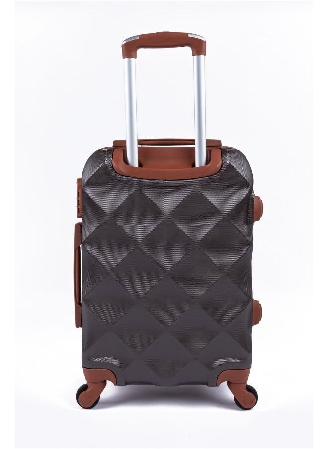 LIMRA - Hardside 5 Piece Luggage Trolley Set Coffee - Image 1