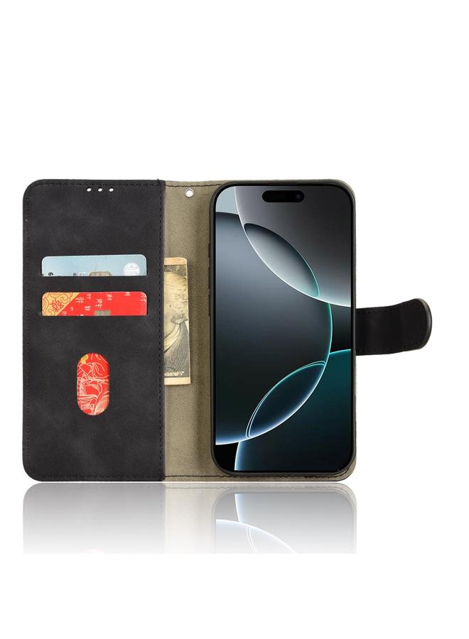 اس-توب جراب هاتف iPhone 16 Pro Max مصنوع من الجلد مع غطاء مغناطيسي قابل للطي - Image 4