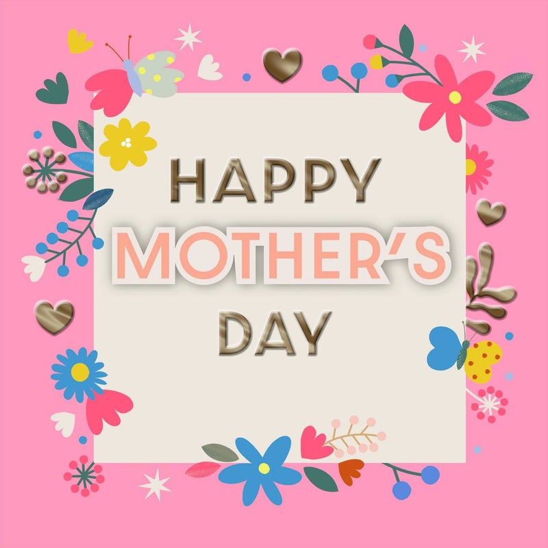 Hallmark Happy Mother’s Day With Love Floral Greeting Card - Image 1