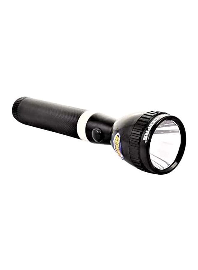 NIBEMINENT Rechargeable LED Flashlight Black/White/Clear 27cm - Image 2