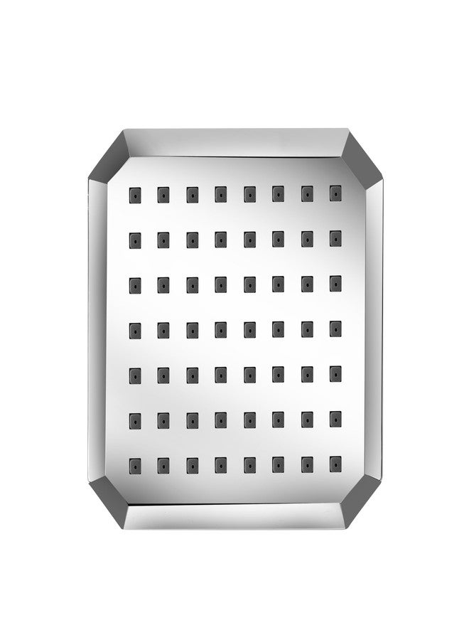 Onzo Diamond 4-Inch ABS Overhead Rain Shower Head | 360 Adjustable Swivel Ball Joint | Chrome Finish | Durable & Rust-Proof High-Pressure Bathroom Shower - Image 5