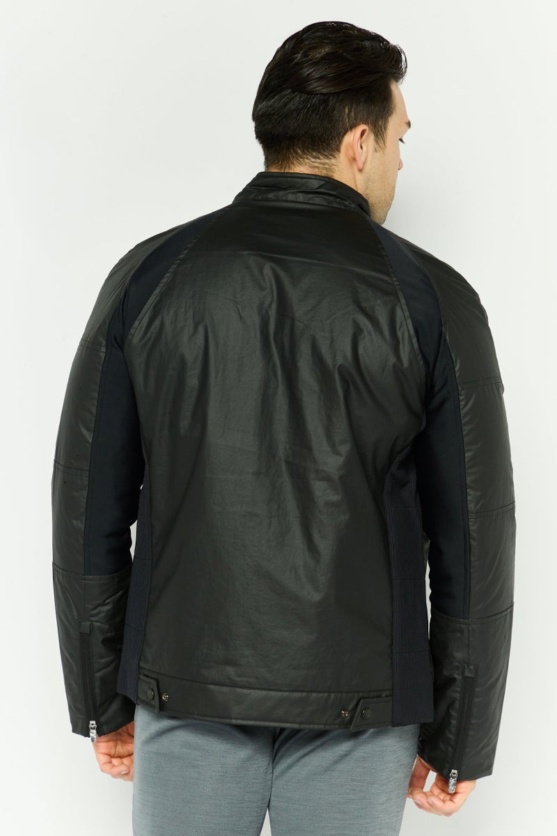 Scuderia Ferrari Men Sportswear Fit Long Sleeve Outdoor Jacket, Black - Image 4
