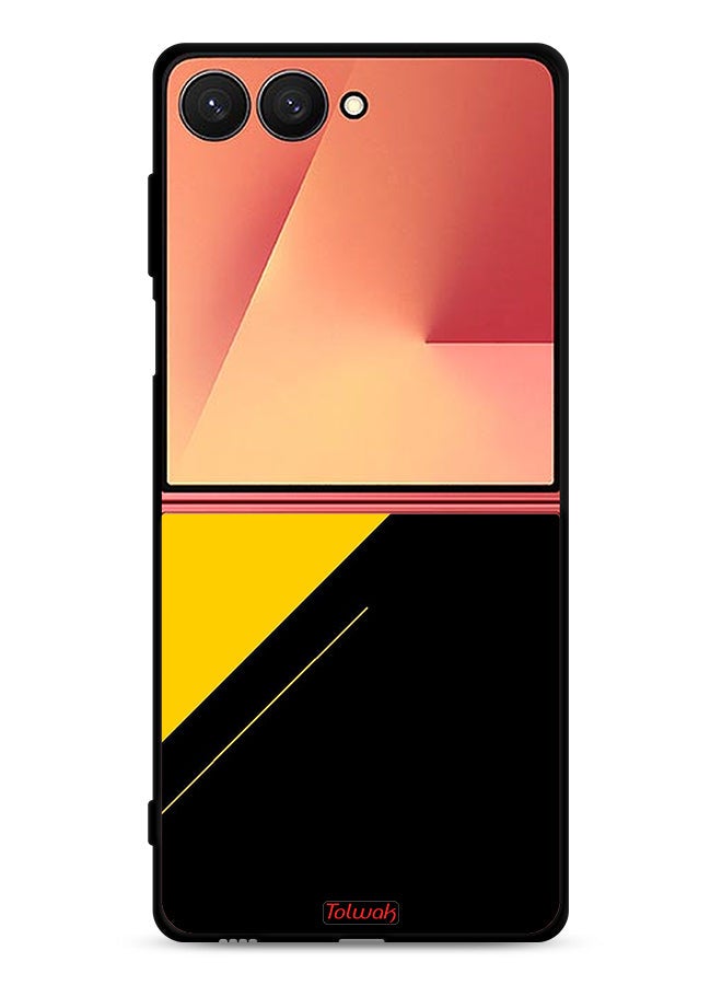 Tolwak Samsung Galaxy Z Flip7 Protective Case Cover Pattern - Image 1