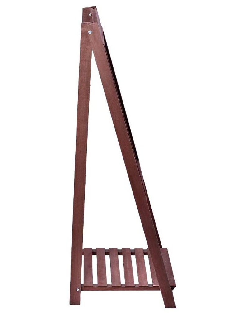 LINGWEI - Wooden Hand Writing Black Board Drawing Board with Flower Pot Holder Free Standing Display Stand Chalk Board Ideal For Restaurants Menu Wedding Party - Image 1
