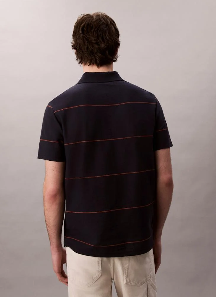 كالفن كلاين جينز Stripe Easy Polo
