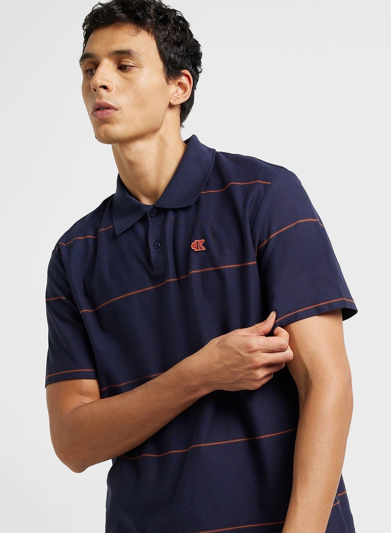 Calvin Klein Jeans Stripe Easy Polo - Image 3