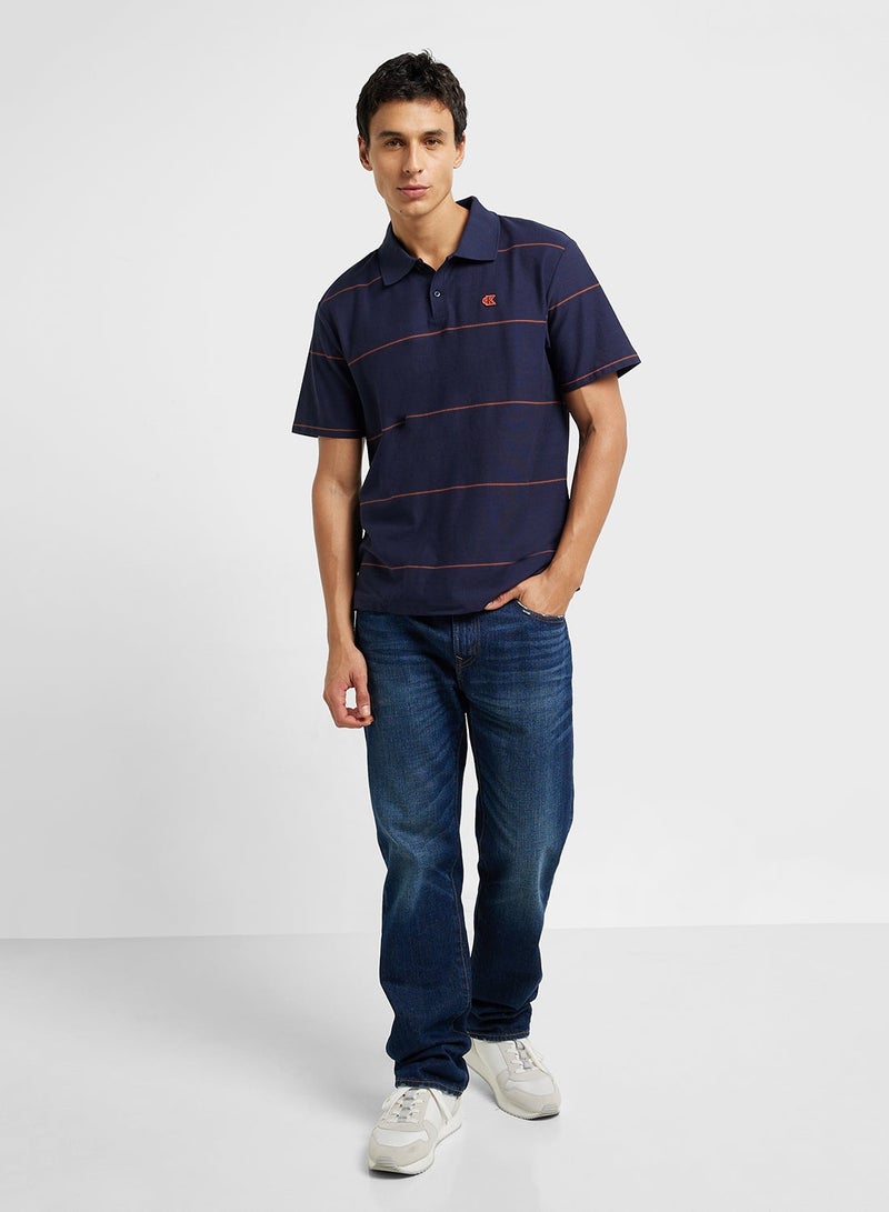 Calvin Klein Jeans Stripe Easy Polo - Image 4